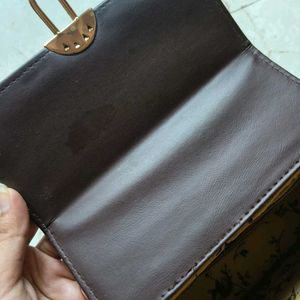 Brown Hand Clutch