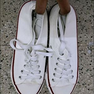 White Converse Shoes