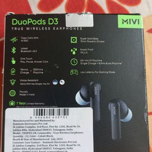 Mivi DuoPods D3 with Warranty