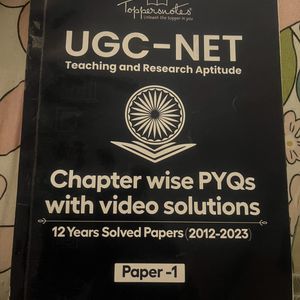 Ugc Net 12 Years Solved Paper