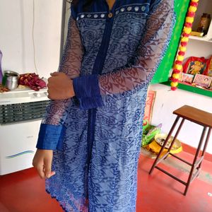 Blue Colour Kurti