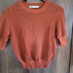 Zara Rust Colour Top