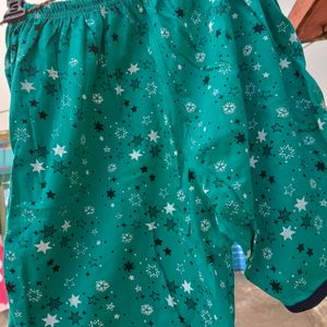 Green Shorts For Women Fits 28 - 32inch Waist.