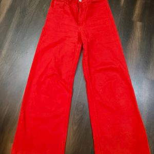 Jeans Red Flare