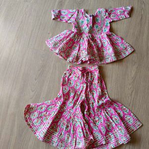 Baby Pink Ethnic Dress