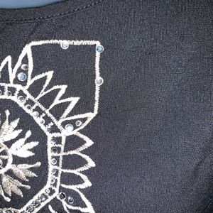 Beautiful embroidery design Top for Women/Girls