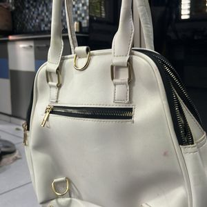 Chic White Tote Bag