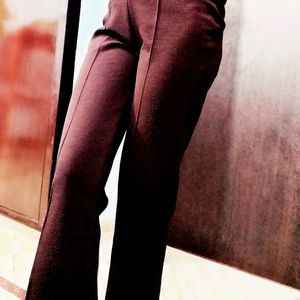 Bootcut Brown Trouser