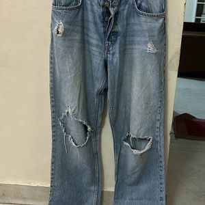 bershka straight jeans