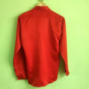 Red Satin Shirt ( Men )