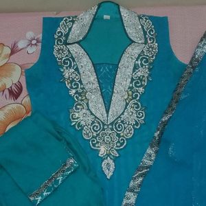 Heavy Anarkali Suit 3 Pc