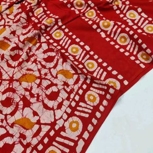 Beautiful Handblock printed Cotton Sarees 🥻