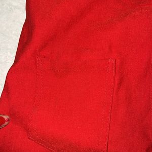 Women Red Trouser