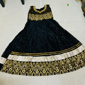 anarkali black dress