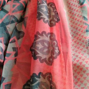 Blocks Print Saree