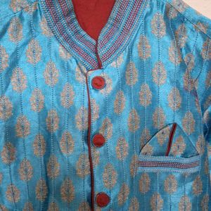 Men's Kurta Pajama|Blue|Party Wear