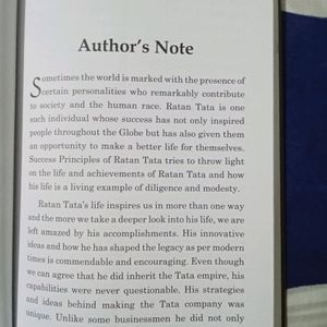 Success Principles Of Ratan Tata Book