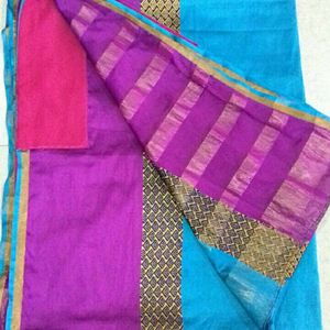 Silk Saree With Blouse. Size 38in. Rarely used.