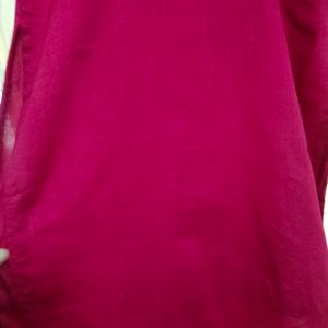 Red Straight Kurtha...Size L...