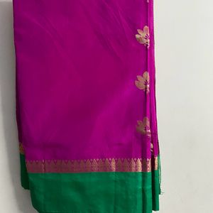 Beautiful Magenta Color Saree