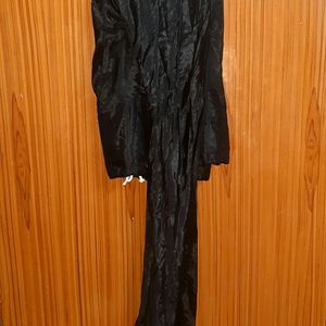 Black Embroidery Work Suit