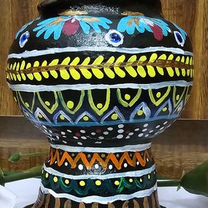 Hand Painted Pot