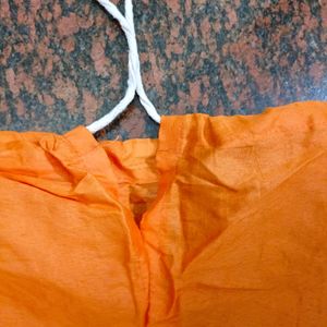 Orange Pattiyala Pant