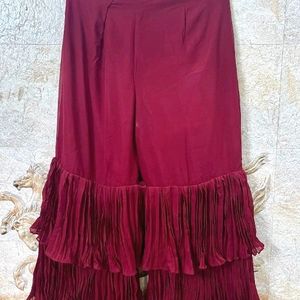 Karva Chauth Special Maroon Dress