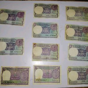 1 Rs Old Notes