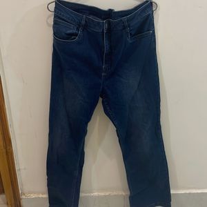 Navy Blue Denim Jeans