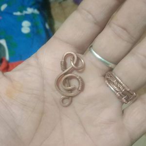 Locket Music Note 🎵copper Handmade