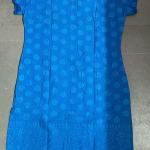 Everyday Wear Blue Kurti