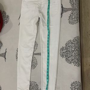 Cream High Waist Jeans