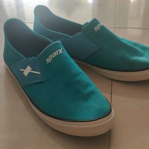 Teal Coloured Original Sparx Slip On Size 9