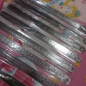 Pack of 12 iron ruler