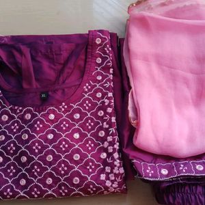 Kurti Pant Dupatta Set