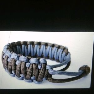 paracord cross keychain