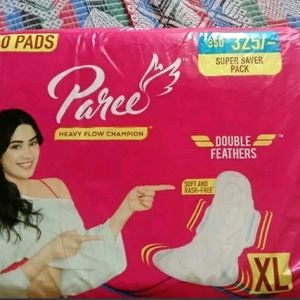 Paree Soft And Rash Free Xl Sanitary Pads 40