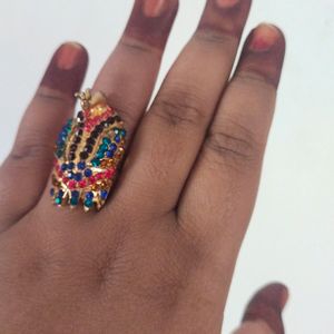 A Beautiful Peacock Ring