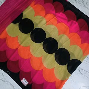 Simple Light Weight Multicolour Saree