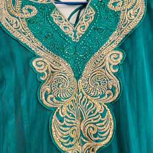 Anarkali Kurta Set Teal