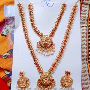 Duble Layers Temple Jwellery Set