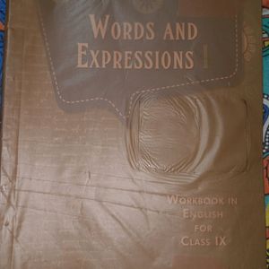 Words And Expression Book Class 9