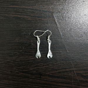 Silver Wrench Earring 🔧