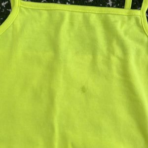 Neon coloured Cute Tank Crop Top