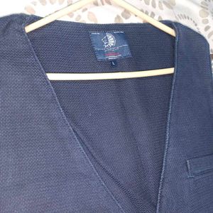 Navy Blue Party Wear Jacket