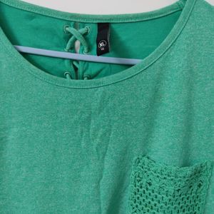 Green Full Sleeves Top