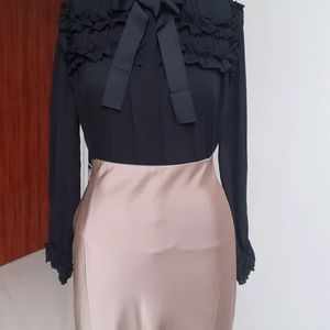 ZARA chiffon blouse