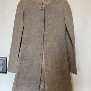 Tailored Classic Wool Blend Long Coat