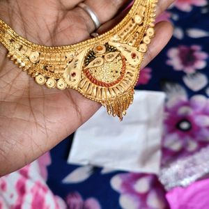 One Gram Gold haar With  Earing